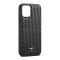 Чохол шкіряний FS Braided для iPhone 14 (Чорний)