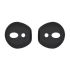 Силіконові амбушюри накладки для Airpods 1/2 (Чорні/Black)