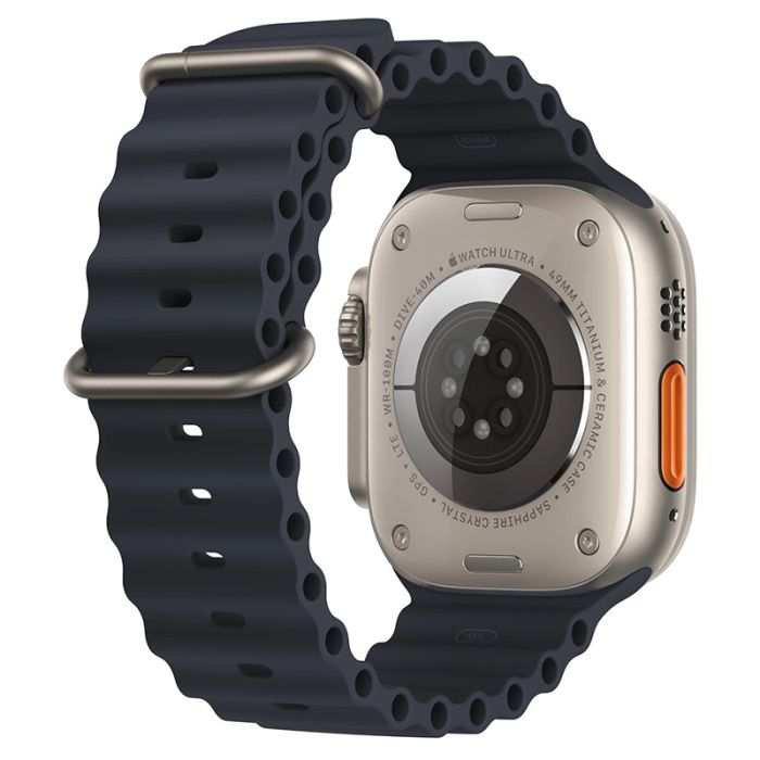 Ремінець Apple Ocean Band для Apple Watch 42/44/45/49mm (чорний/midnight) MQEE3ZM/A