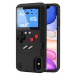 Чохол Dendy/GameBoy кольоровий 36 ігор для iPhone XS (Чорний)