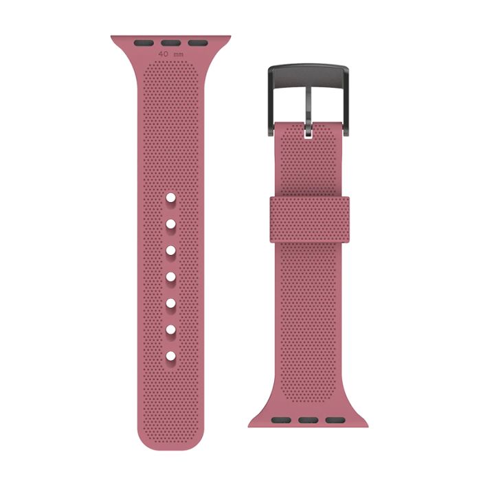 Ремінець UAG DOT для Apple Watch 38mm Silicone Strap Aubergine