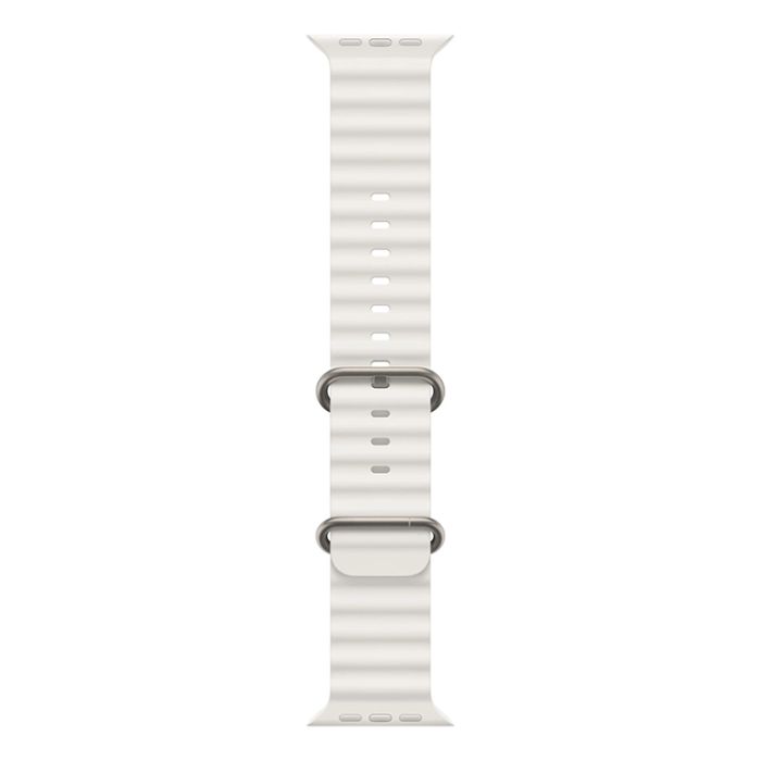 Ремінець Apple Ocean Band для Apple Watch 38/40/41mm (білий/white) MQE93