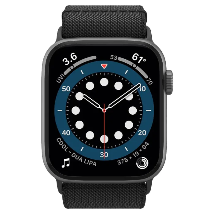Нейлоновий ремінець Spigen для Apple Watch 42 mm Band Lite Fit (чорний/black)