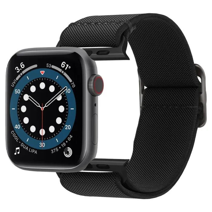 Нейлоновий ремінець Spigen для Apple Watch 42 mm Band Lite Fit (чорний/black)