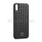 Чохол шкіряний FS Braided для iPhone X/XS (Чорний)