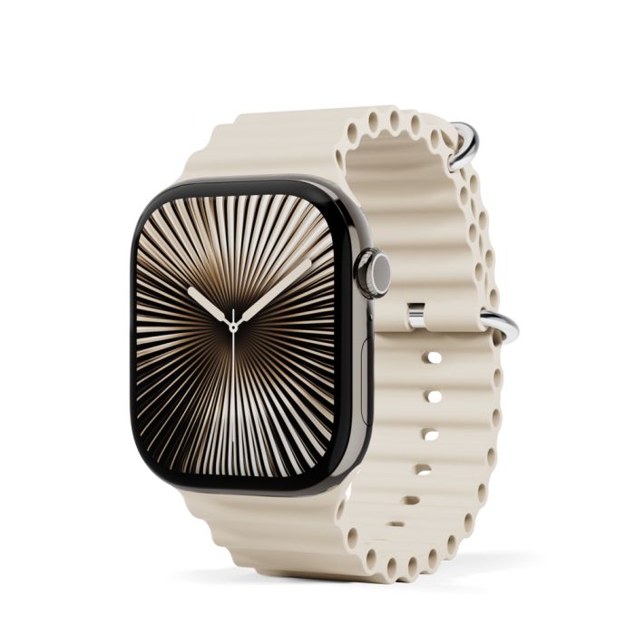 Ремінець Apple Ocean Band для Apple Watch 38/40/41mm (бежевий/beige)