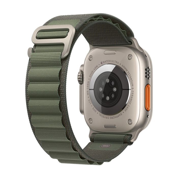 Ремінець Apple Alpine Loop Band Medium для Apple Watch 42/44/45/49mm (зелений/green)