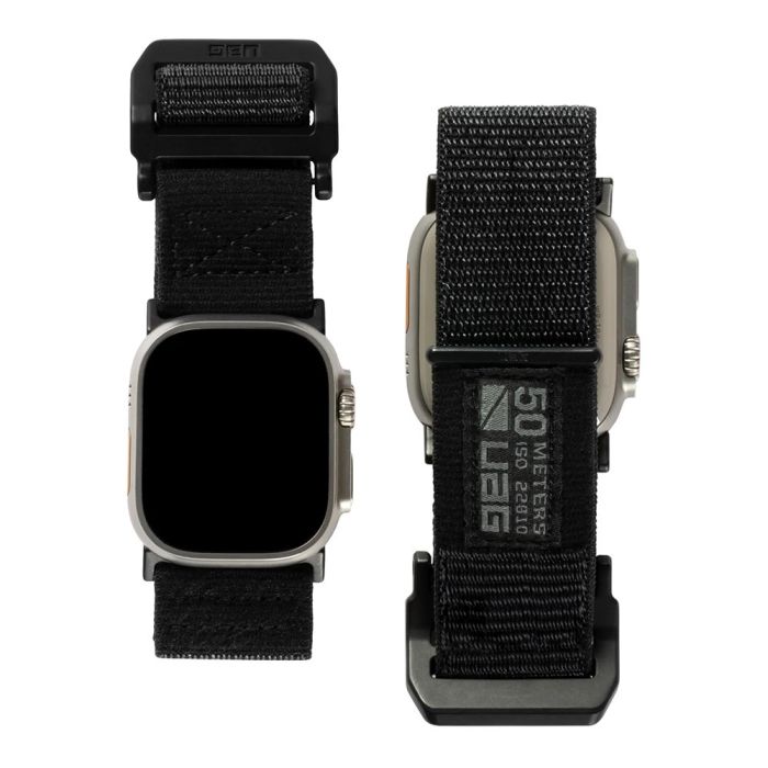 Ремінець UAG Active Watch Strap для Apple Watch SE (Чорний графіт)