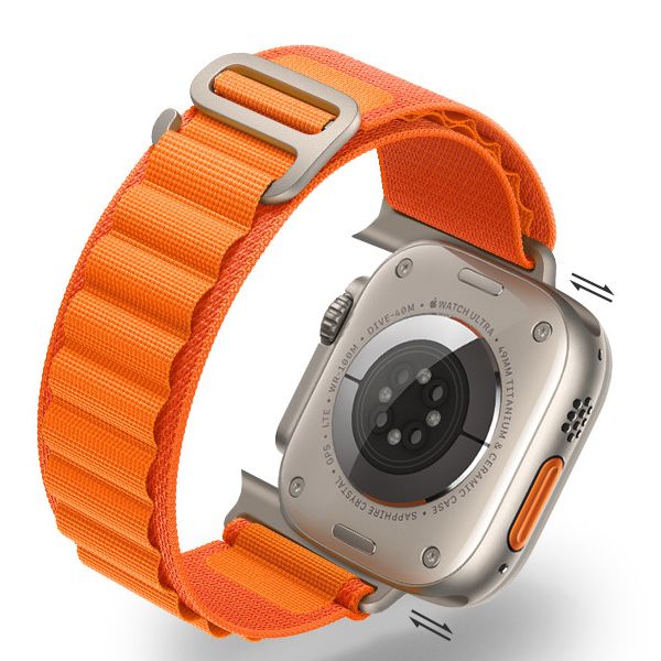 Ремінець Apple Alpine Loop Band Small для Apple Watch 38/40/41mm (Помаранчевий/Orange) MQE03