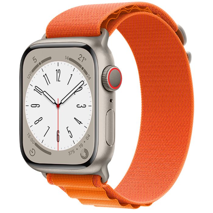Ремінець Apple Alpine Loop Band Medium для Apple Watch 42/44/45/49mm (Помаранчевий/Orange) MQE03