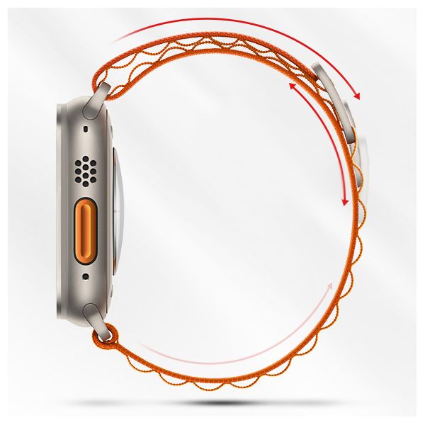 Ремінець Apple Alpine Loop Band Small для Apple Watch 38/40/41mm (Помаранчевий/Orange) MQE03