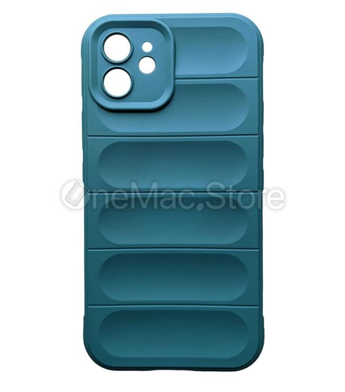 Захистний Soft Touch Чохол для iPhone 12 (dark green/зелений)