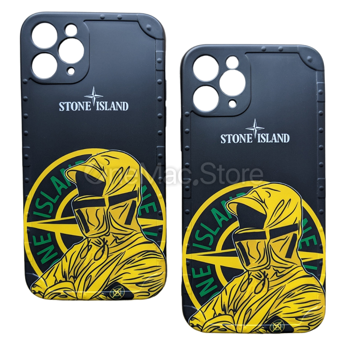 Чохол Stone Island для iPhone 11 Pro (Чорний)