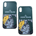 Чохол Stone Island для iPhone Xr (Зелений)