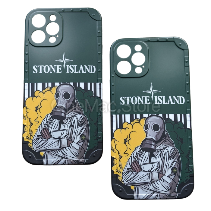 Чохол Stone Island для iPhone 12 Pro (Зелений)