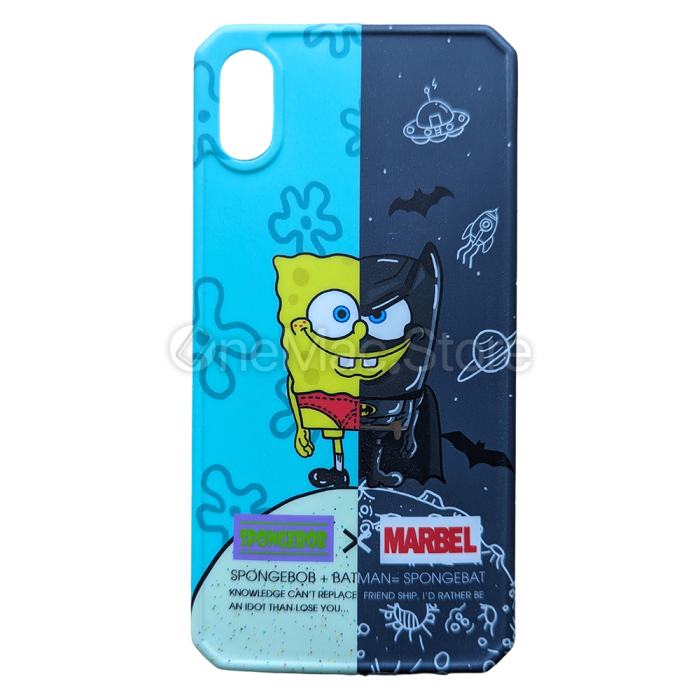 Чохол Sponge Bob x Marvel для iPhone X/XS