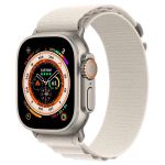 Ремінець Apple Alpine Loop Band Medium для Apple Watch 38/40/41 mm (Білий/Starlight) MQE53