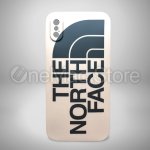 Чохол The North Face для iPhone X (light brown/бежевий)