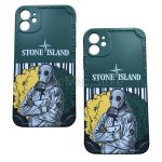 Чохол Stone Island для iPhone 12 (Зелений)