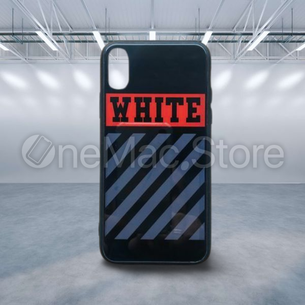 Чохол Off-White Black для iPhone X/XS